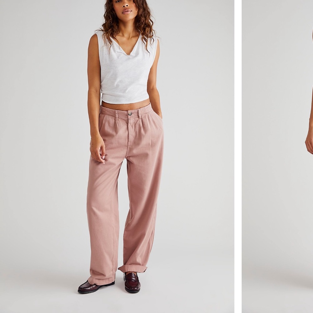 Addy Chino Pants in Roan Rouge ❤️